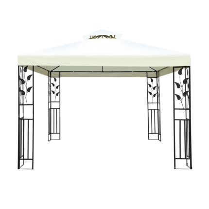 Instahut 3x3m Gazebo Party Wedding Event Marquee Tent Shade Iron Art Canopy - Image 3
