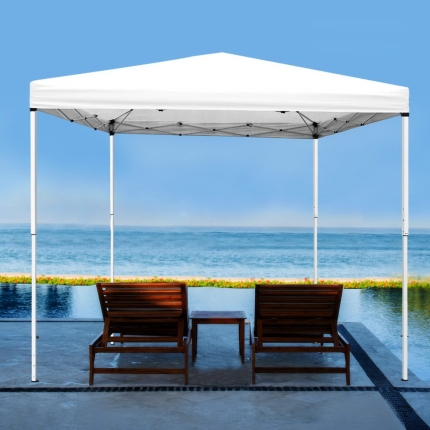 Instahut 3x3m Pop Up Gazebo Outdoor Marquee Tent Wedding Party Canopy White - Image 7