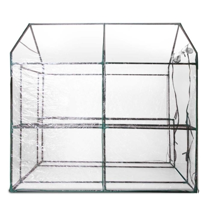 Greenfingers Greenhouse Garden Shed Green House 1.9X1.2M Storage Greenhouses Clear - Image 3