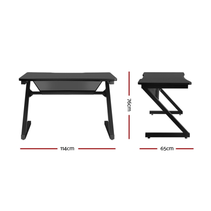 Artiss Office Computer Desk Study Gaming Table Racing Racer Chair Desks Laptop - Image 2