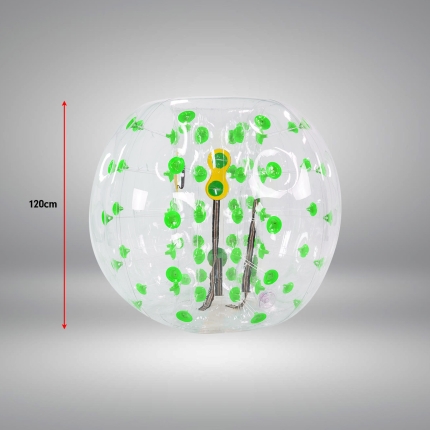 1.2m Inflatable Bumper Ball Body Bubble Outdoor Transparent - Green - Image 5