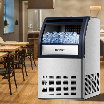 Devanti Commercial 10KG Ice Maker - Stainless Steel - Image 7