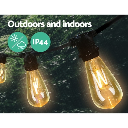 Jingle Jollys 60PCS LED Festoon String Lights Wedding Christmas Outdoor - Image 6