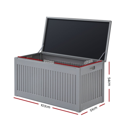 Gardeon Outdoor Storage Box Container Garden Toy Tool Sheds 270L - Image 2