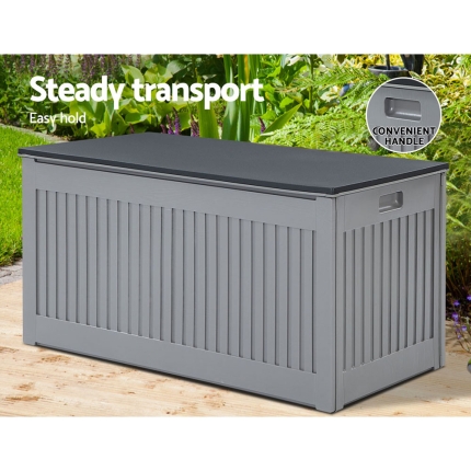 Gardeon Outdoor Storage Box Container Garden Toy Tool Sheds 270L - Image 6
