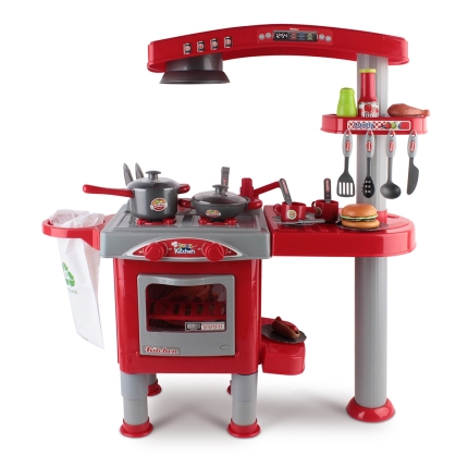 Keezi Kids Mini Chef Cookware Set - Red - Image 3