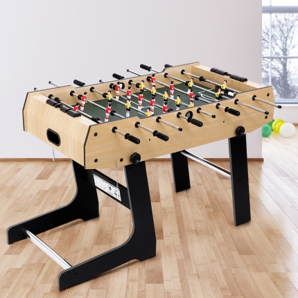 4FT Foldable Soccer Table Tables Balls Foosball Football Game Home Party Gift - Image 7