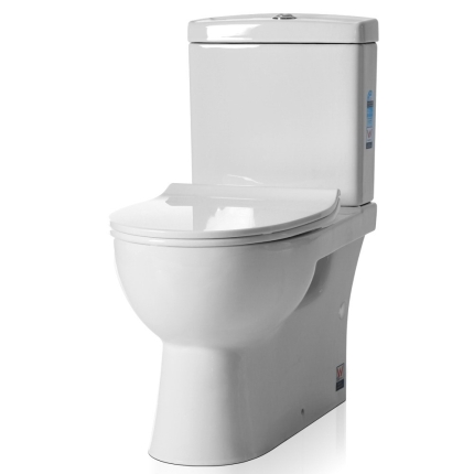 Cefito Back to Wall Toilet Suite Rimless Flush Soft Close P S Trap Ceramic WELS Bathroom White