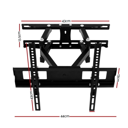 Artiss TV Wall Mount Bracket Tilt Swivel Full Motion Flat Slim LED LCD 23 32 42 50 55 inch - Image 2
