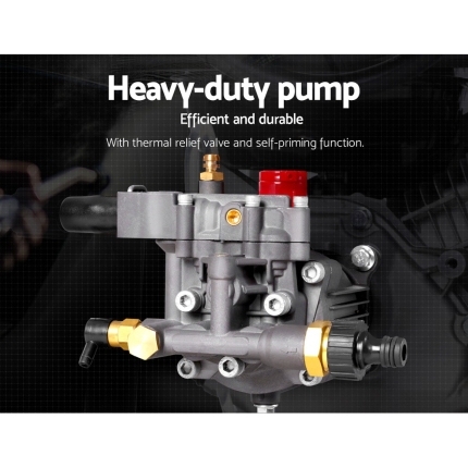 Giantz Petrol High Pressure Washer Gun Water Cleaner Gurney Pump 8HP 4800PSI - Image 5