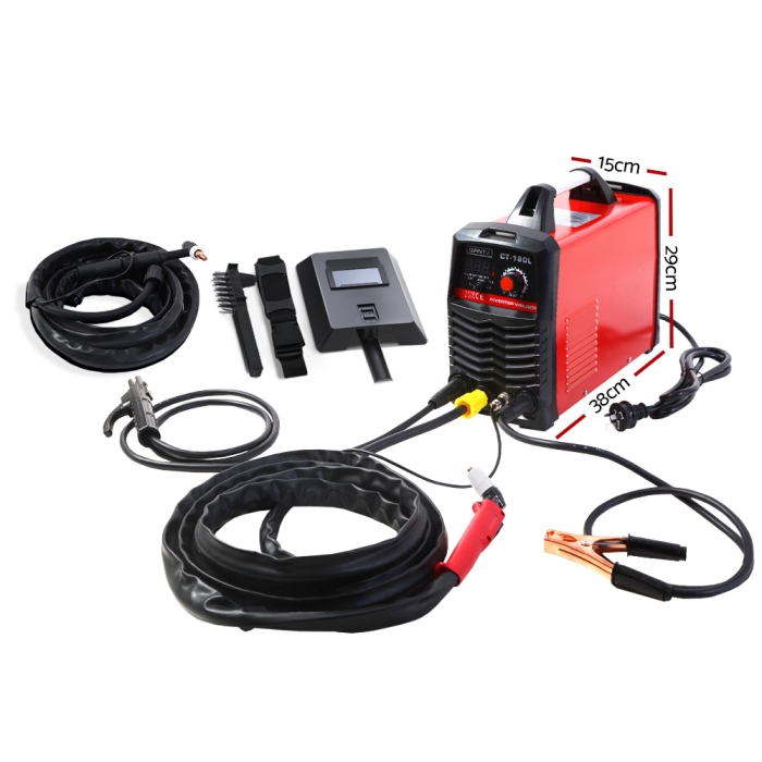 GIANTZ Plasma Cutter Inverter DC Welder 50A CUT IGBT TIG Welding Machine 180Amp