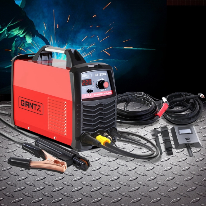 GIANTZ Plasma Cutter TIG GAS IGBT DC Inverter Welder 50A Portable Welding 220Amp