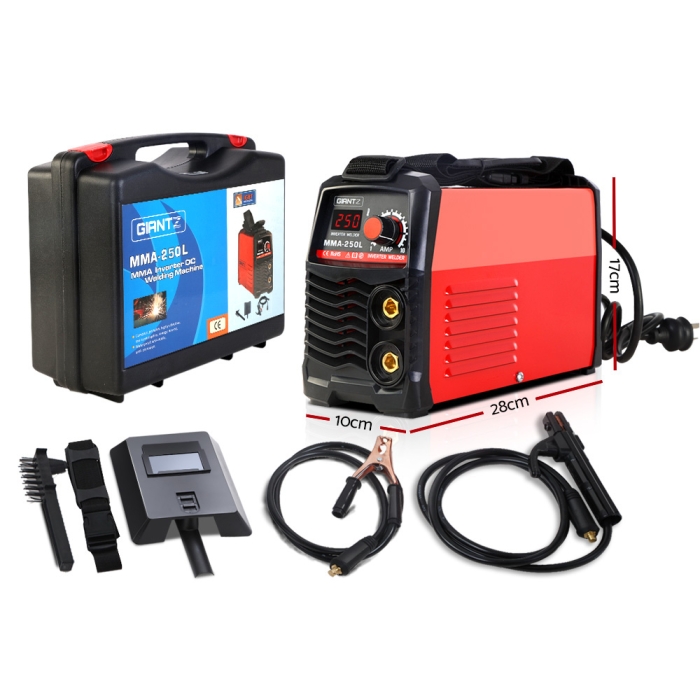 GIANTZ Portable Inverter Welder MMA ARC Stick iGBT DC Welding 10A Plug 250Amp