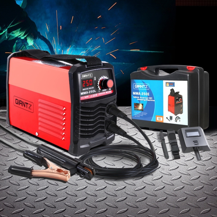 GIANTZ Portable Inverter Welder MMA ARC Stick iGBT DC Welding 10A Plug 250Amp