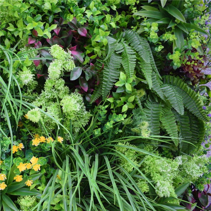 Country Fern Bespoke Vertical Garden / Green Wall 90cm x 90cm (INDOOR ONLY)