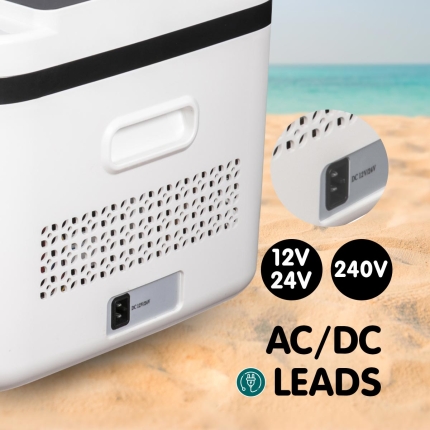 Kolner 20L Portable Fridge Cooler Freezer Camping Refrigerator - White - Image 3