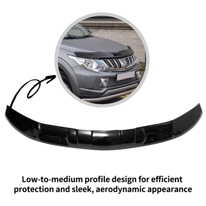 Bonnet Protector &Weather Shield Visor suit Mitsubishi Triton MQ 2015-2019