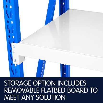 1 Bay Garage Storage Steel Rack Long Span Shelving 1.0m-wide 400kg - Image 4