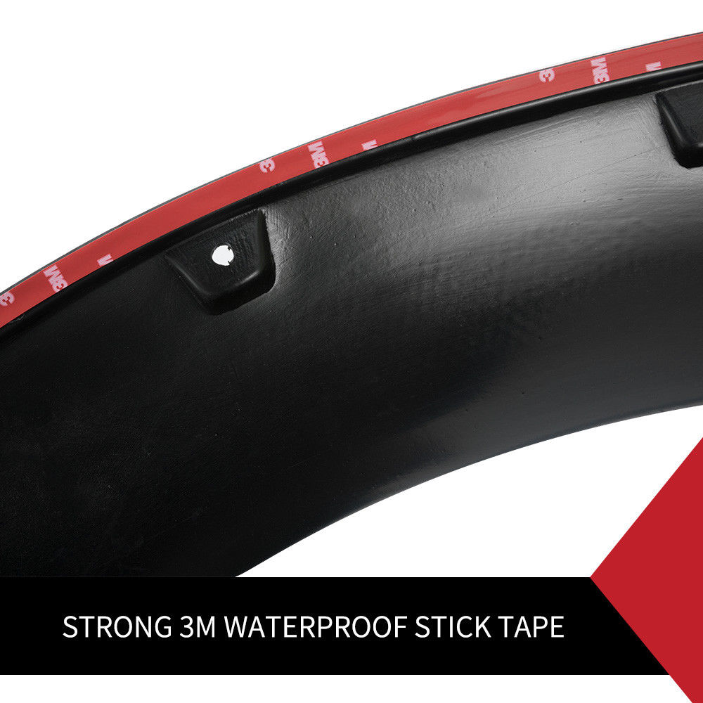 Matt Black Wrinkle Fender Flares Wheel Arch for Ford Ranger T7 PX2 2015-2018