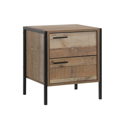 Mascot Oak Colour 4 Pcs Queen Storage Bedroom Suite - Image 5