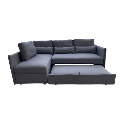 Murray Corner Sofa Bed Grey - Image 2
