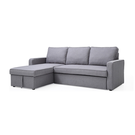 Yarra Corner Sofa Bed Grey - Image 4