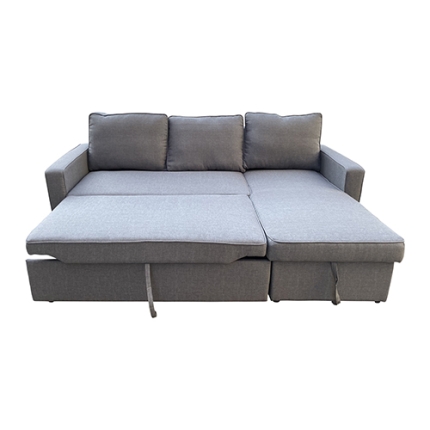 Yarra Corner Sofa Bed Grey - Image 5