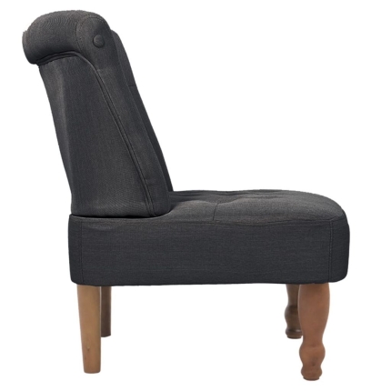 French Chair Grey Fabric - Image 4
