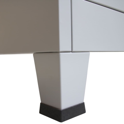 Office Cabinet with 2 Doors Steel 90x40x180 cm Grey - Image 9