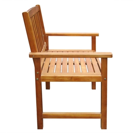Garden Chairs 2 pcs Solid Acacia Wood Brown - Image 4