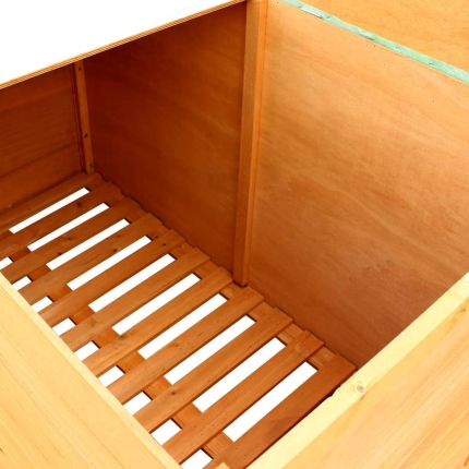 Garden Storage Box 126x72x72 cm Wood - Image 6