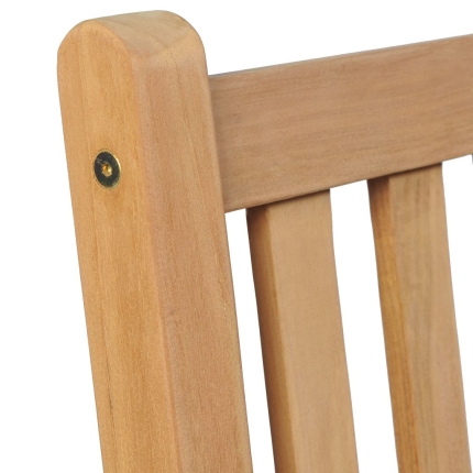 Outdoor Chairs 2 pcs Solid Teak Wood - Image 6