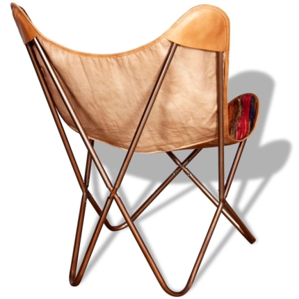 Butterfly Chair Multicolour Chindi Fabric - Image 7