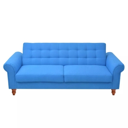 Sofa Bed Fabric Blue - Image 2