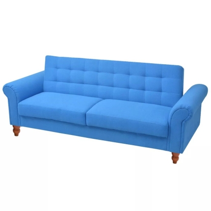 Sofa Bed Fabric Blue - Image 3