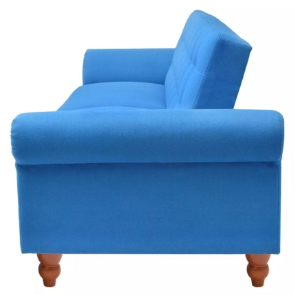 Sofa Bed Fabric Blue - Image 4