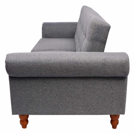 Sofa Bed Fabric Grey - Image 4