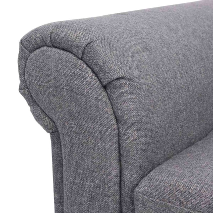 Sofa Bed Fabric Grey - Image 7