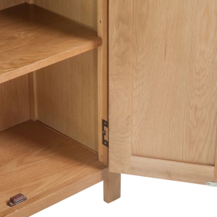 Sideboard 70x35x75 cm Solid Oak Wood - Image 5