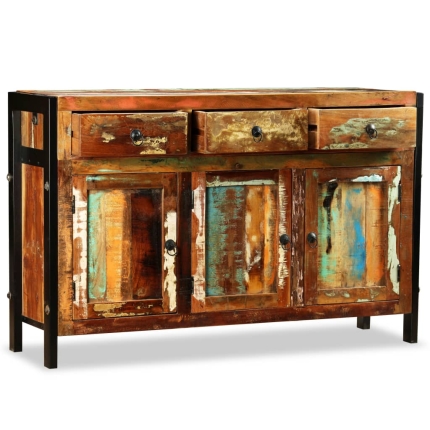 Sideboard Solid Reclaimed Wood 120x35x76 cm - Image 9
