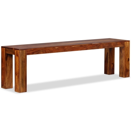 Bench Solid Sheesham Wood 160x35x45 cm - Image 3