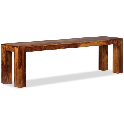 Bench Solid Sheesham Wood 160x35x45 cm - Image 4
