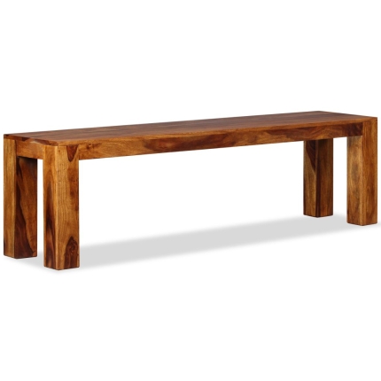 Bench Solid Sheesham Wood 160x35x45 cm - Image 5