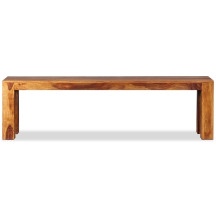 Bench Solid Sheesham Wood 160x35x45 cm - Image 6