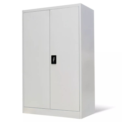 Office Cabinet 90x40x140 cm Steel Grey - Image 6