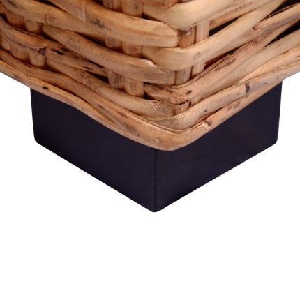 3-Seater Sofa Natural Rattan - Image 3