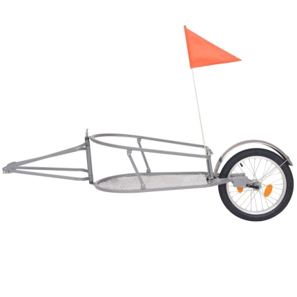 Bike Luggage Trailer with Bag Orange and Black - Image 3