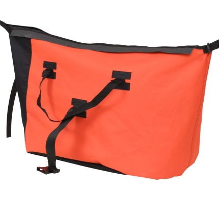 Bike Luggage Trailer with Bag Orange and Black - Image 4