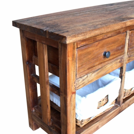 Sideboard Solid Reclaimed Wood 100x30x50 cm - Image 5