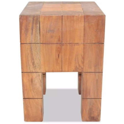 Stool Solid Reclaimed Wood - Image 2
